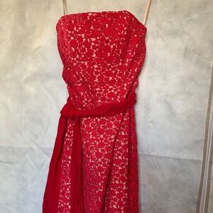 Red dress